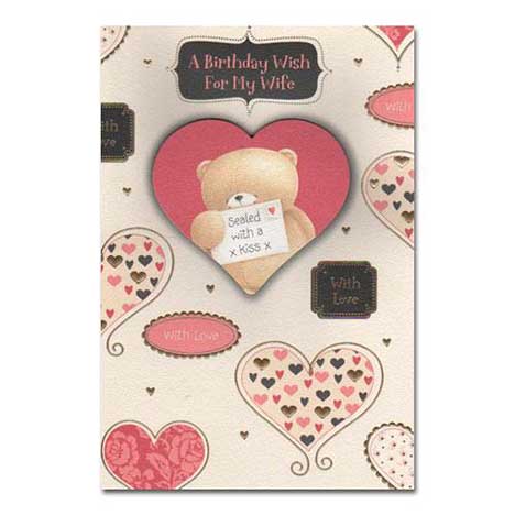 Wife Birthday Forever Friends Card